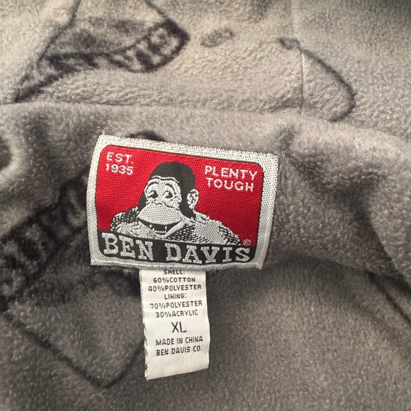 Ben Davis Black Hooded Bomber Jacket - Picture 4 of 4